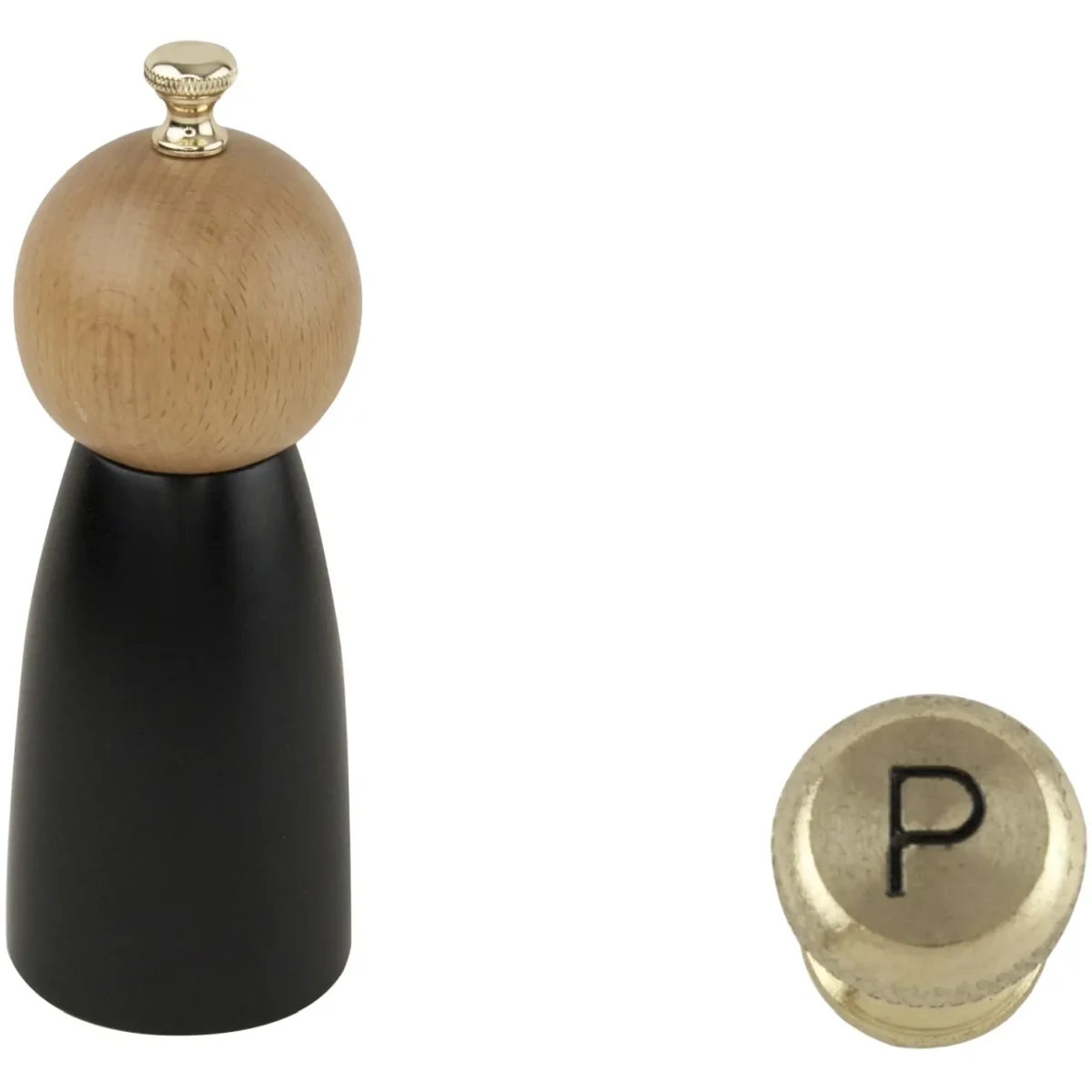Apollo Black Pepper Mill 17cm - Image 1