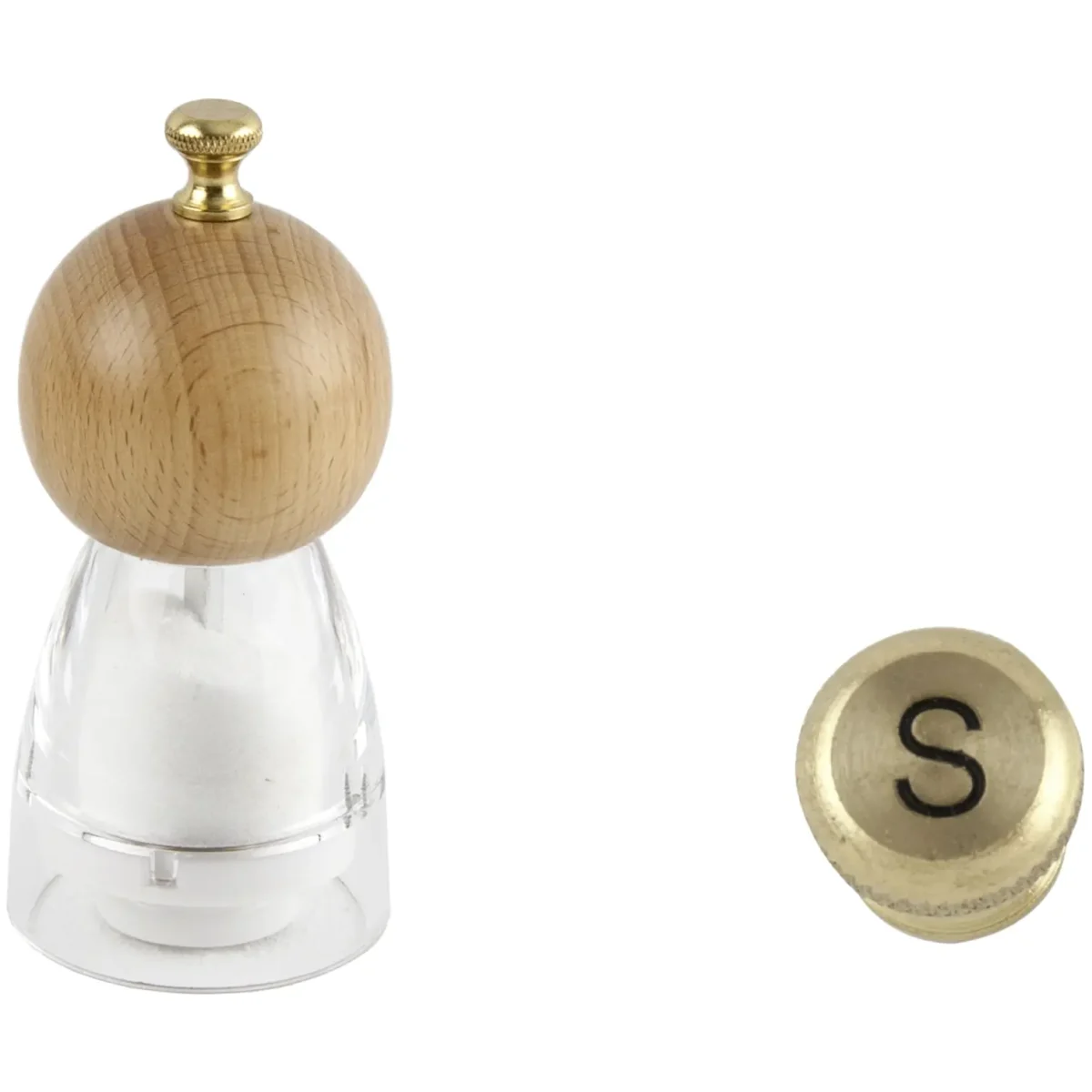 Apollo Acrylic Salt Mill 13cm - Image 1