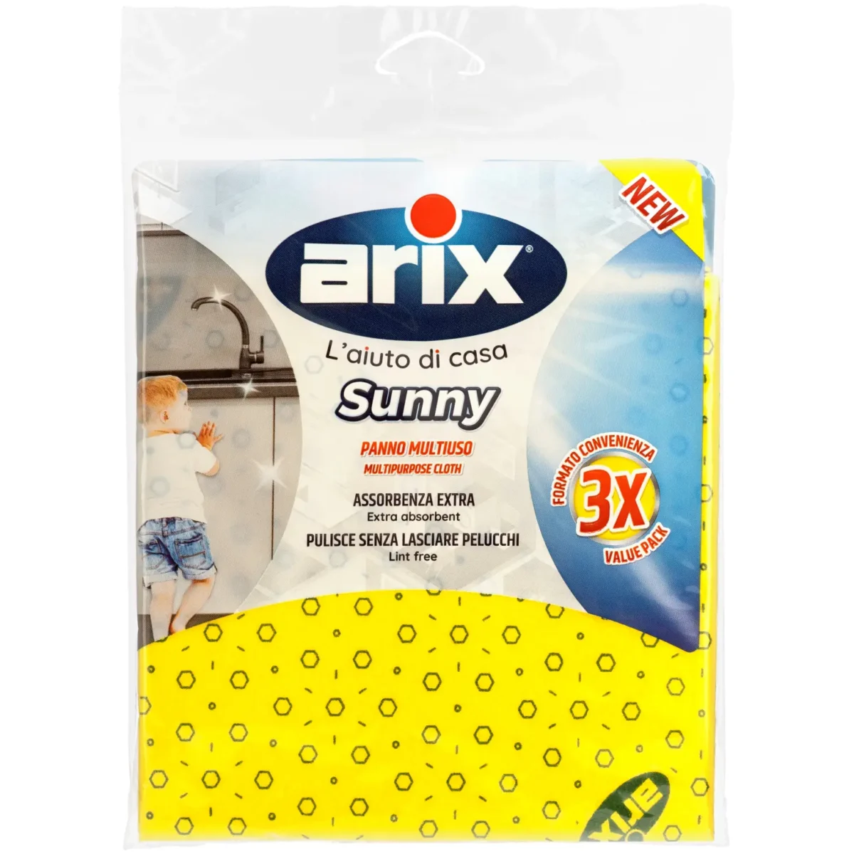 Arix Sunny Multipurpose Cloth pk3 - Image 1