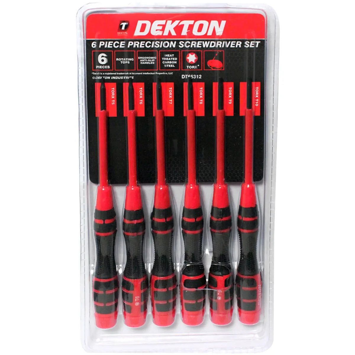 Dekton Torx Screwdriver Set of 6 - Image 2