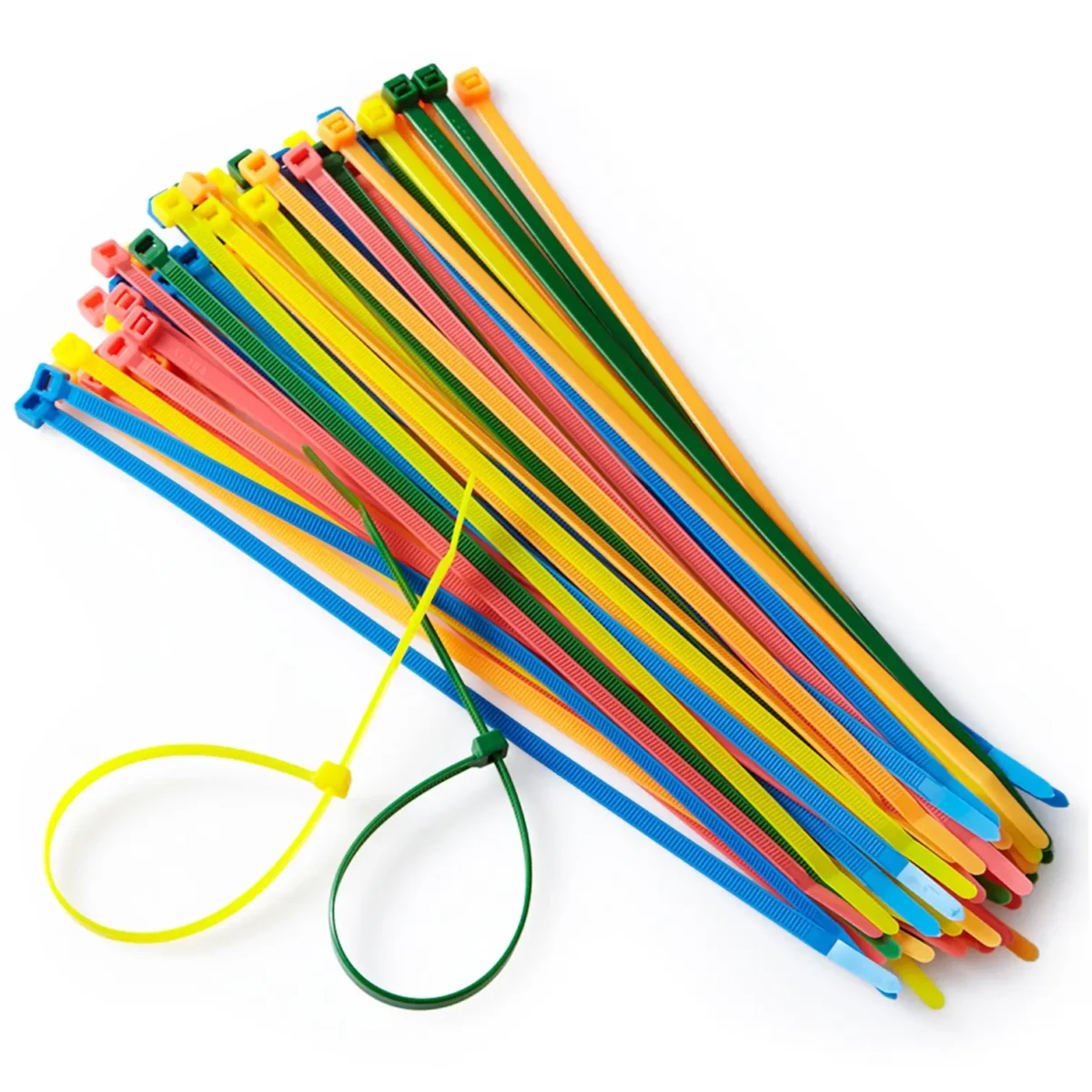Dekton High Vis Cable Ties pack of 50 - Image 1