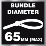 Dekton High Vis Cable Ties pack of 50 - Image 9