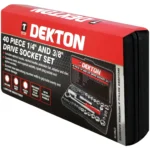Dekton Socket Set 1/4 inch Drive 40 Pieces - Image 2