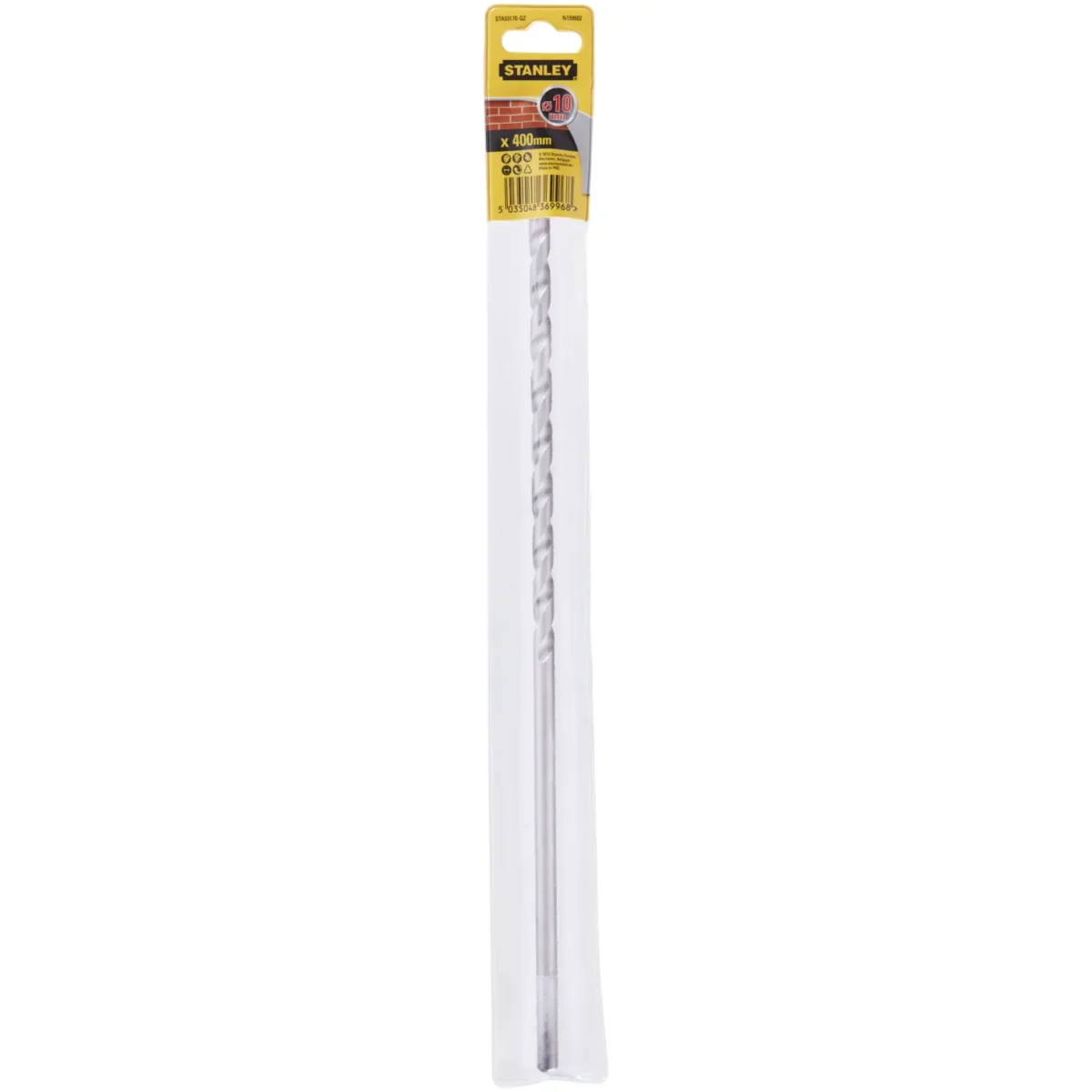 Stanley Masonry Drill Bit 10mm x 400mm - Image 1