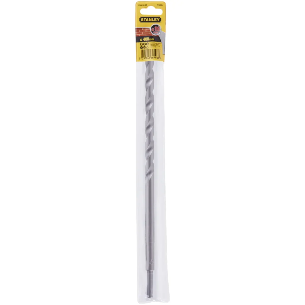Stanley Masonry Drill Bit 16mm x 400mm - Image 1