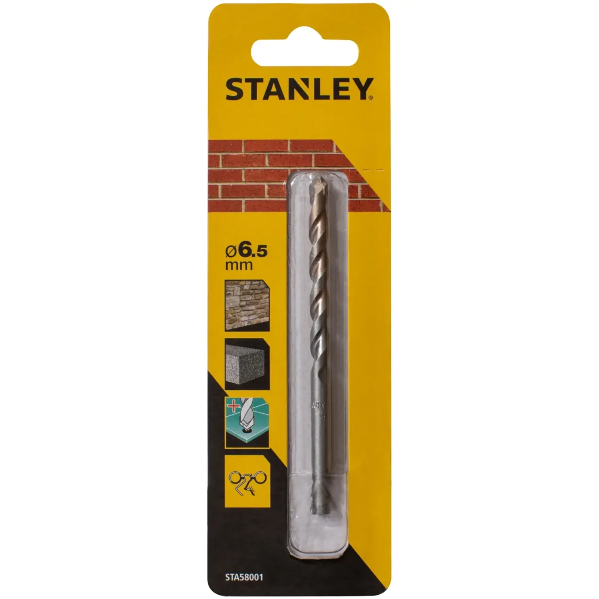 Stanley HiTech Masonry Bit 6.5mm x 100mm - Image 1