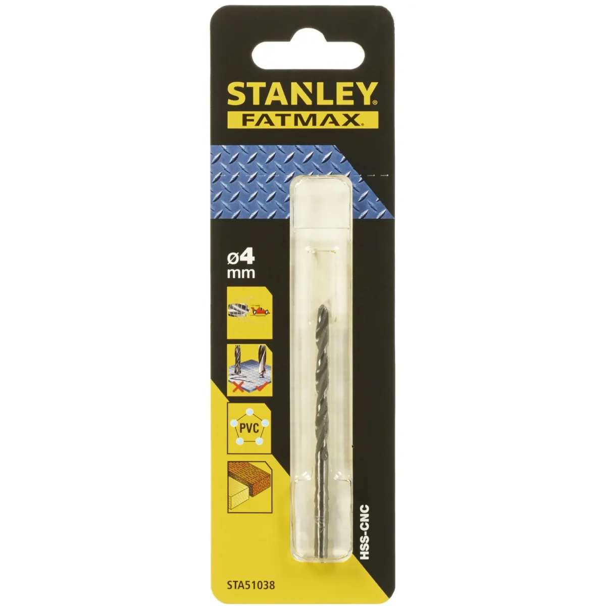 Stanley Fatmax Bullet HSS Drill Bit 4mm x 75mm - Image 1