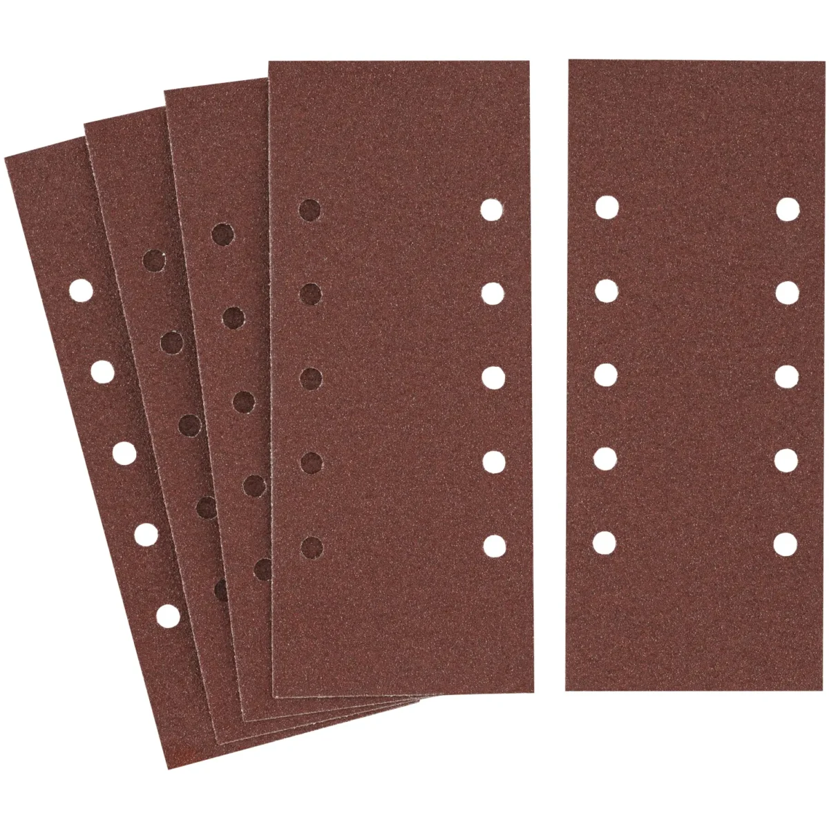 Stanley Half Punched Sanding Sheet 60g Pack of 5 - Image 2