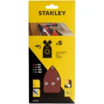 Stanley Multi Assorted Sanding Sheets Pack of 5