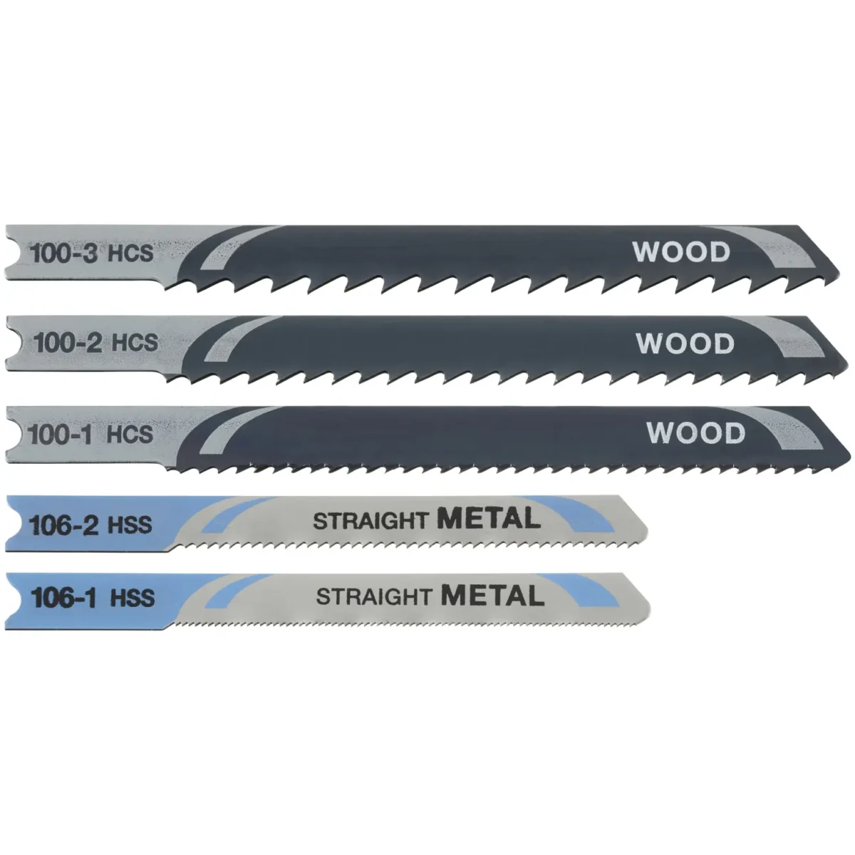 Stanley Jigsaw Blade Mixed Set of 5 - Image 2