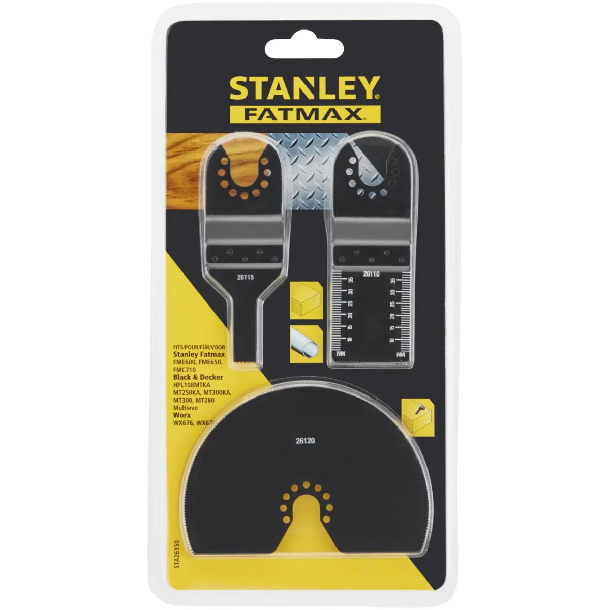 Stanley Fatmax Multi Tool 3 Piece Cutting Set - Image 1
