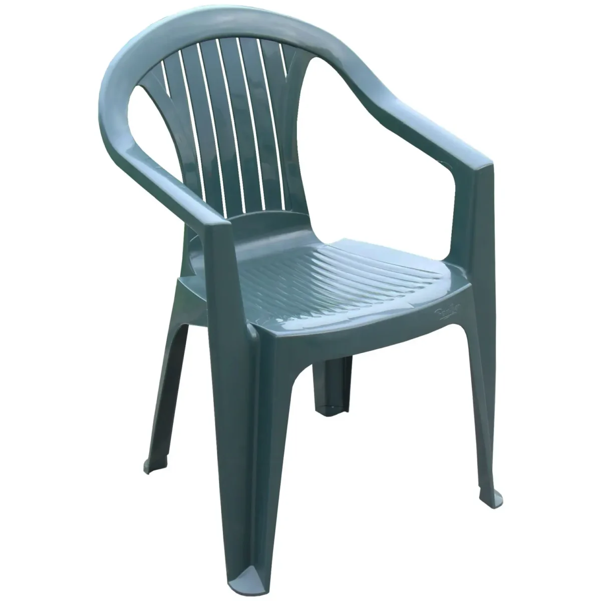 Resin Dark Green Chair - Image 1