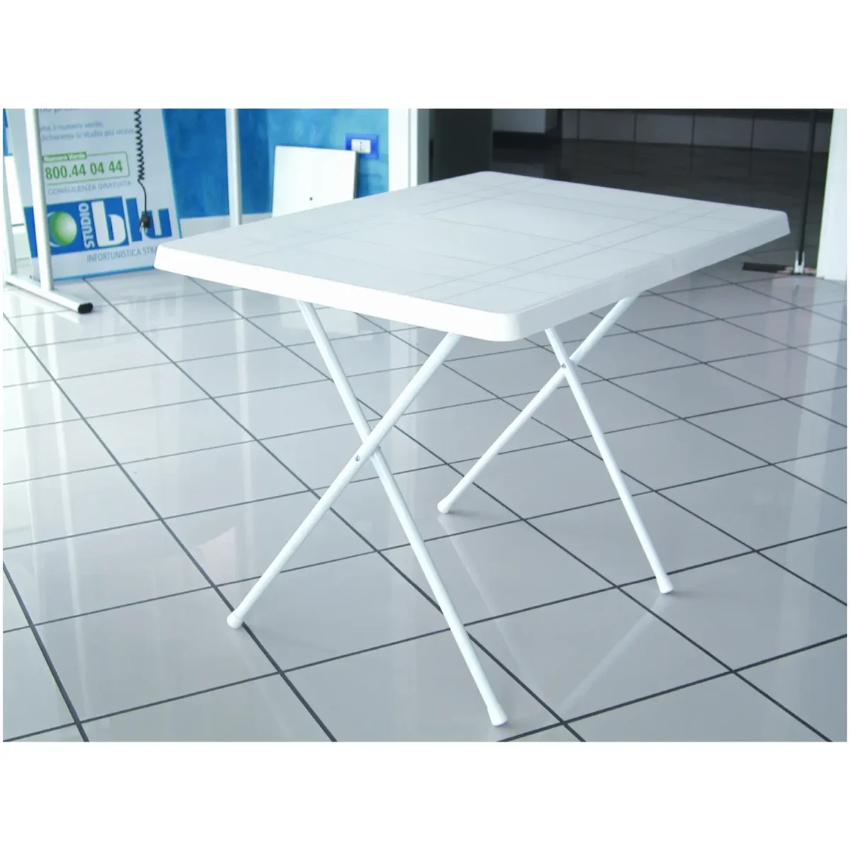 Bica White Large Folding Table - Image 1