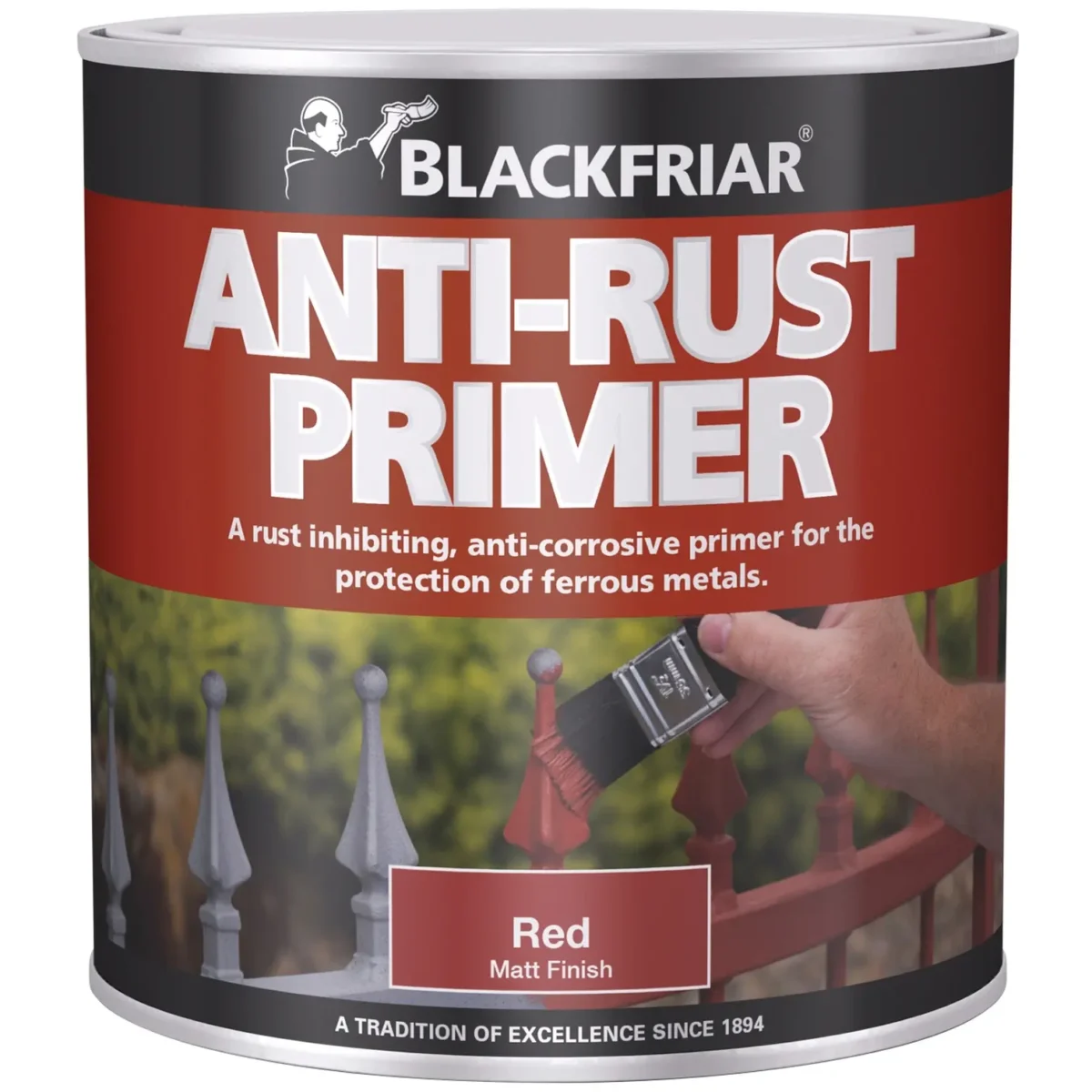 Blackfriar Anti-Rust Primer Red Matt Finish 250ml - Image 1