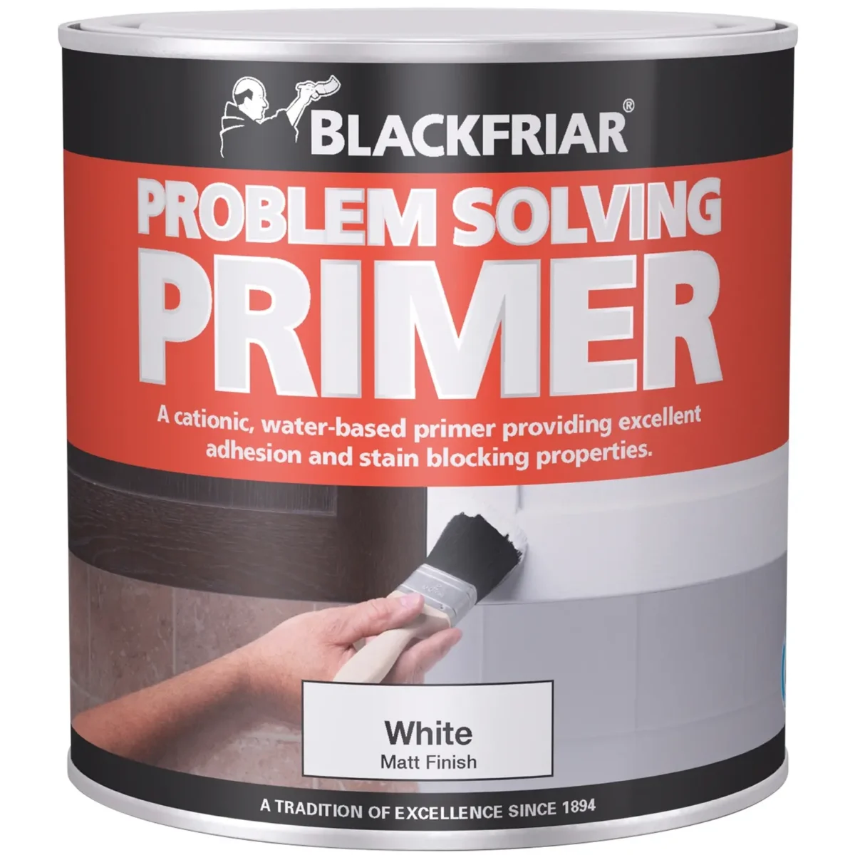 Blackfriar Problem Solving Primer White Matt Finish 500ml - Image 1
