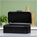 Blackmoor Tea,Coffee,Sugar&Bread Bin Set Black - Image 7