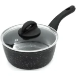 Blackmoor Sauce Pan & Lid Black 18cm