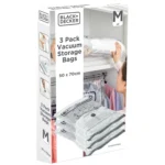 Black + Decker Vacuum Bag Medium 50 x 70cm Pack of 3 - Image 8