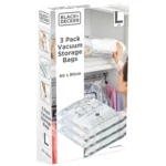 Black + Decker Vacuum Bag Large 60 x 80cm Pack of 3 - Image 8