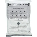 Black + Decker Vacuum Bag Medium 50 x 70cm Pack of 6 - Image 2