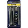 Home Hardware Slotted Panhead Machine Screws & Nuts BZP M5x50 pack of 4