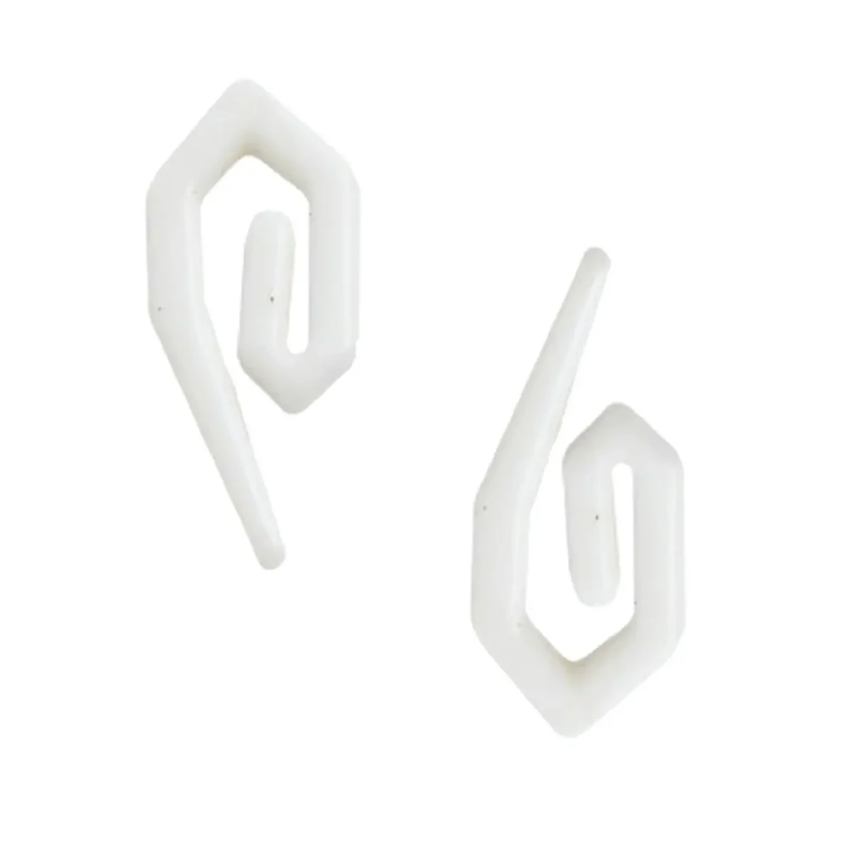 Best Curtain Hooks White Pack of 48 - Image 1