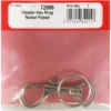 StarPack Hipster Key Ring Nickel Plated Steel