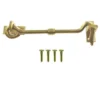 Best 100mm Cabin Hook Brass
