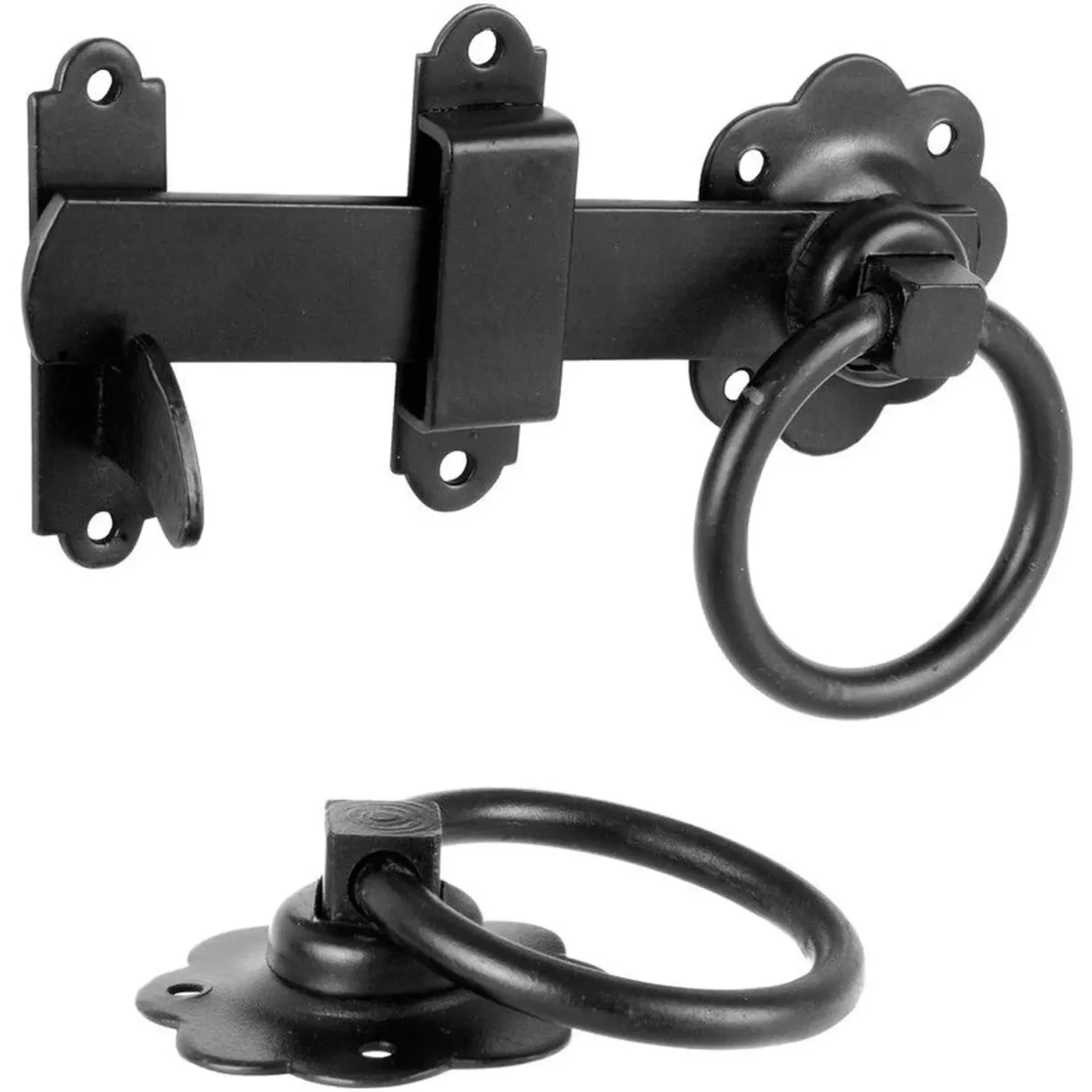 Best 150mm Ring Gate Latch BK/JPND
