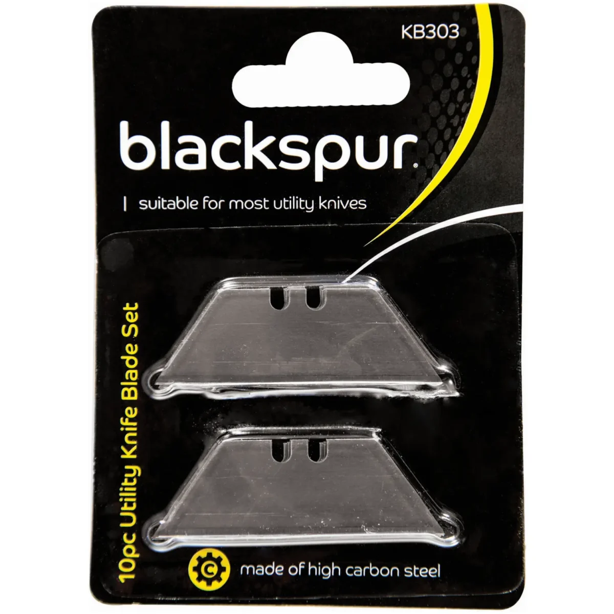 Blackspur 10pc Utility Knife Blades - Image 1