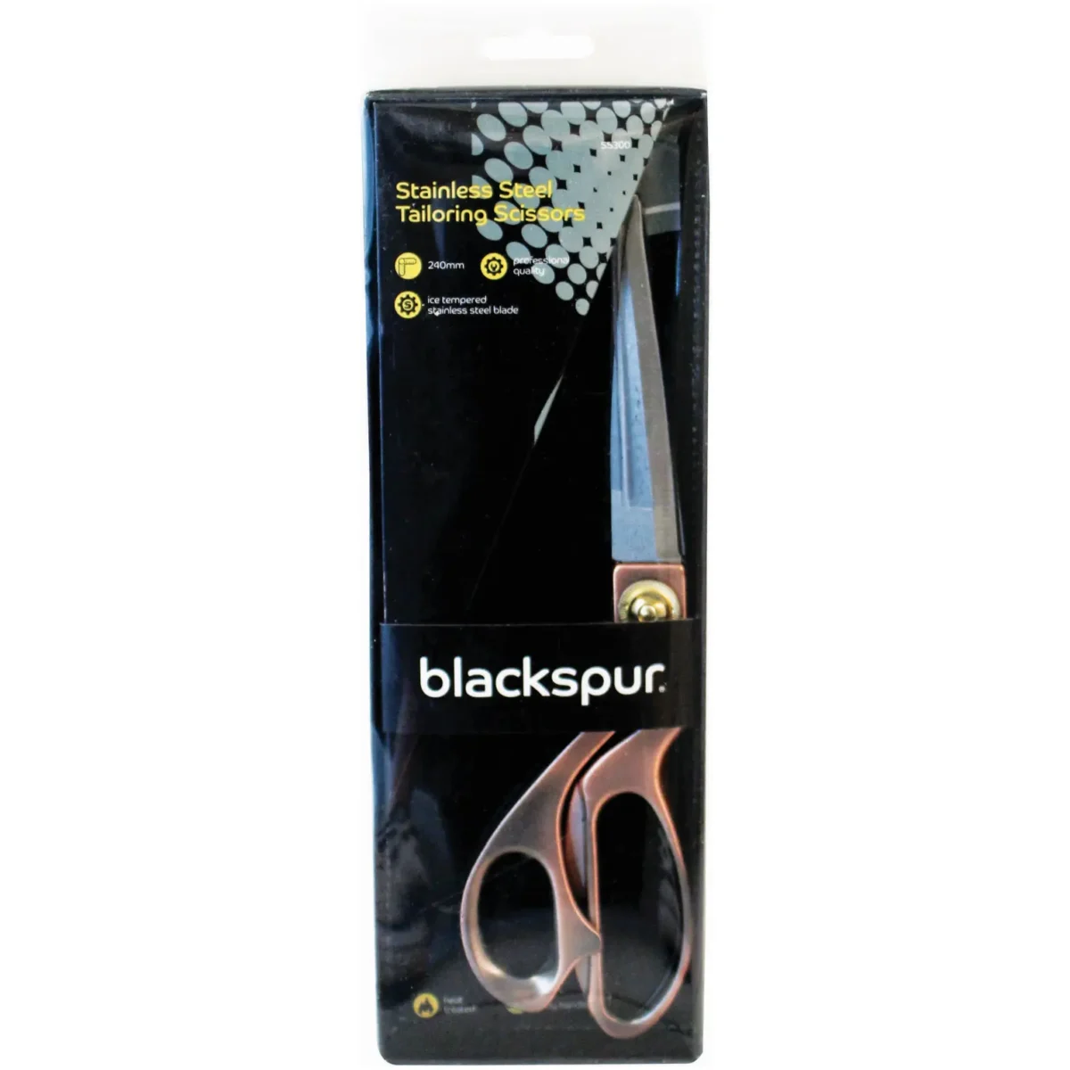 Blackspur 24cm(10") Stainless Steel Scissors - Image 1