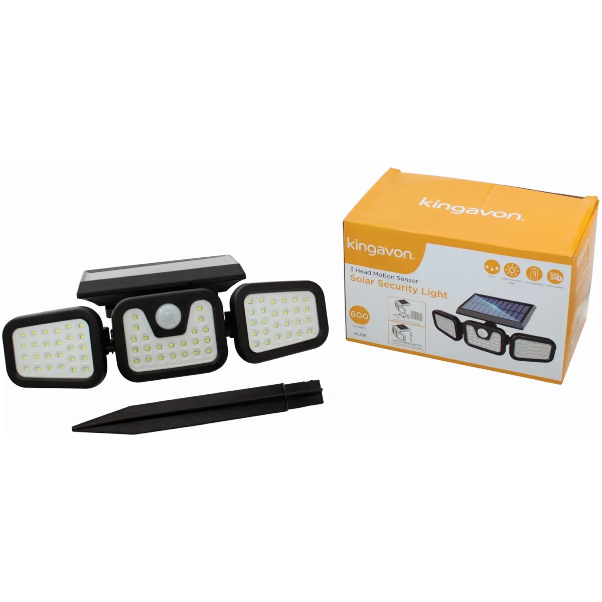 Kingavon Solar Security Light 600 Lumen - Image 1
