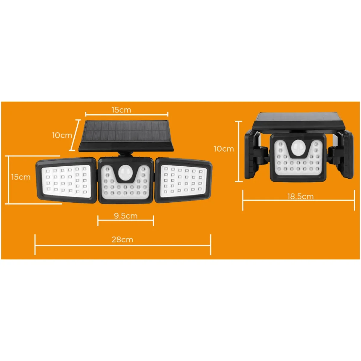 Kingavon Solar Security Light 600 Lumen - Image 2
