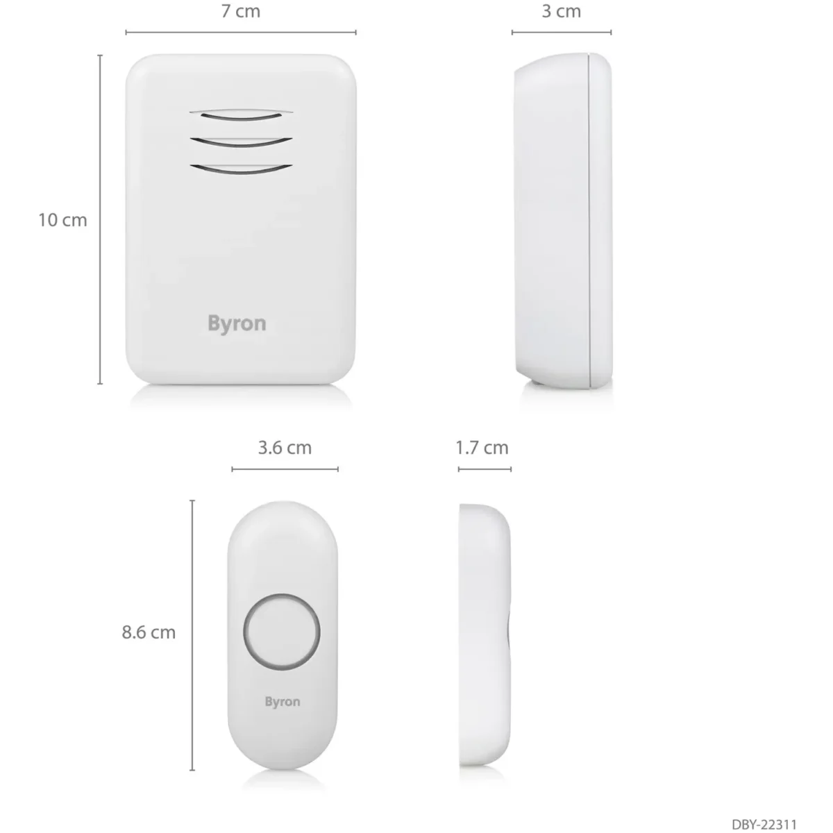 Byron  Portable Door Chime 150m - Image 7