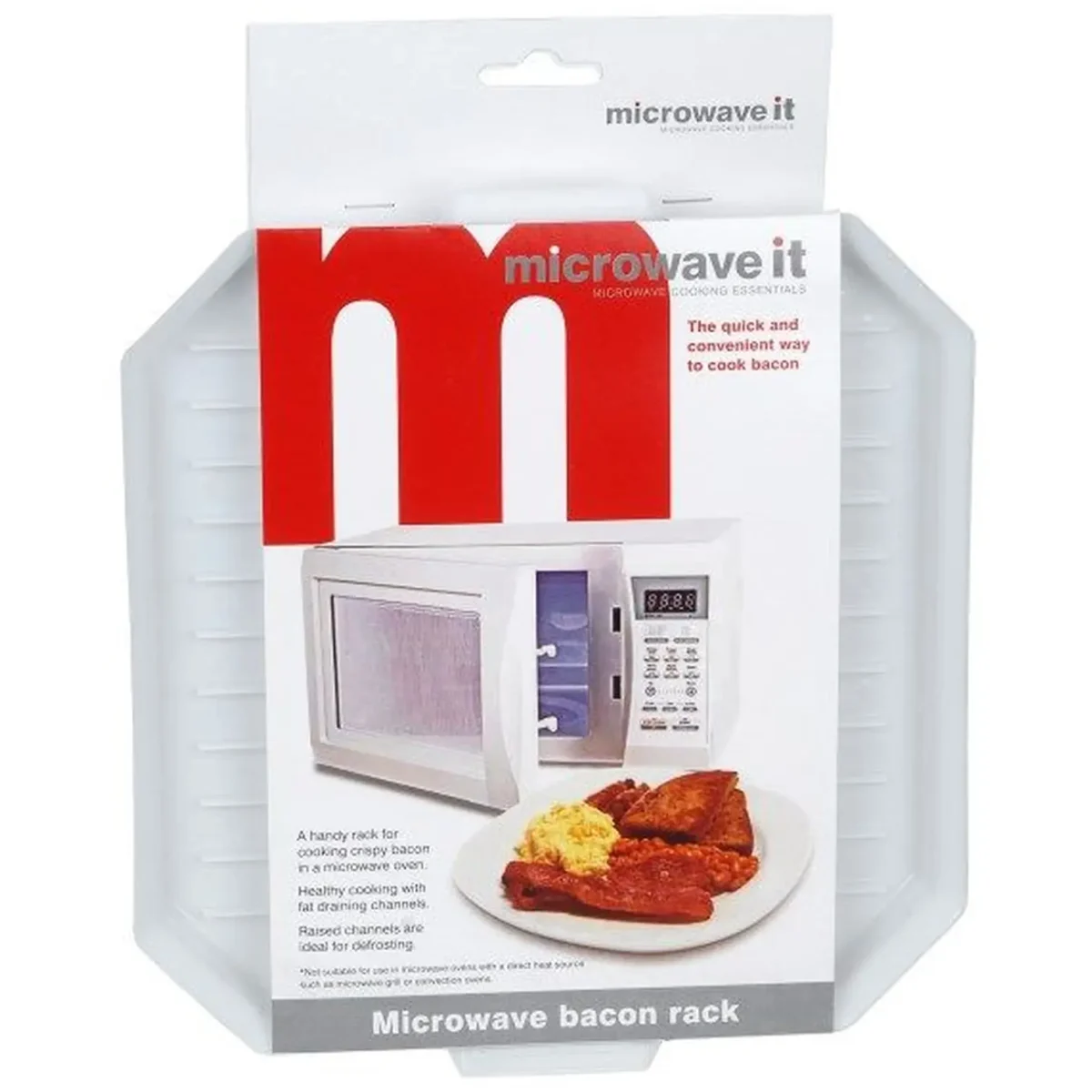 Microwave It Ribbed Grill Tray - Image 1