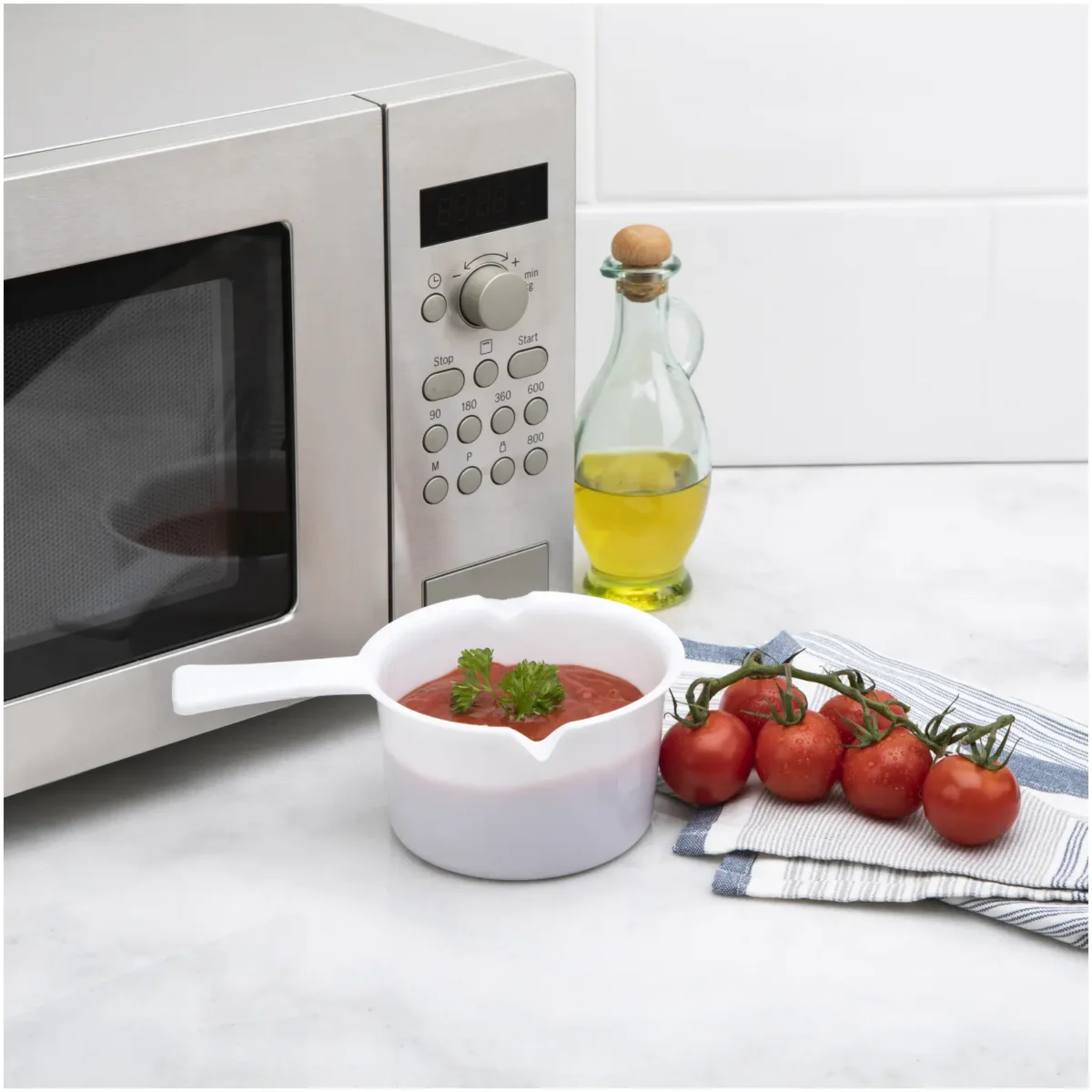 Microwave It White Saucepan 500ml - Image 4
