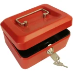 Cathedral Cash Box Red Width 152mm x Depth 115mm x Height 80mm - Image 2