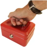 Cathedral Cash Box Red Width 152mm x Depth 115mm x Height 80mm - Image 6