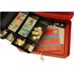Cathedral Cash Box Red W:152mm xD:115mmH:80mm - Image 3