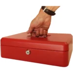 Cathedral Cash Box Red W:152mm xD:115mmH:80mm - Image 4