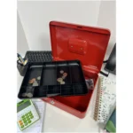 Cathedral Cash Box Red W:152mm xD:115mmH:80mm - Image 9