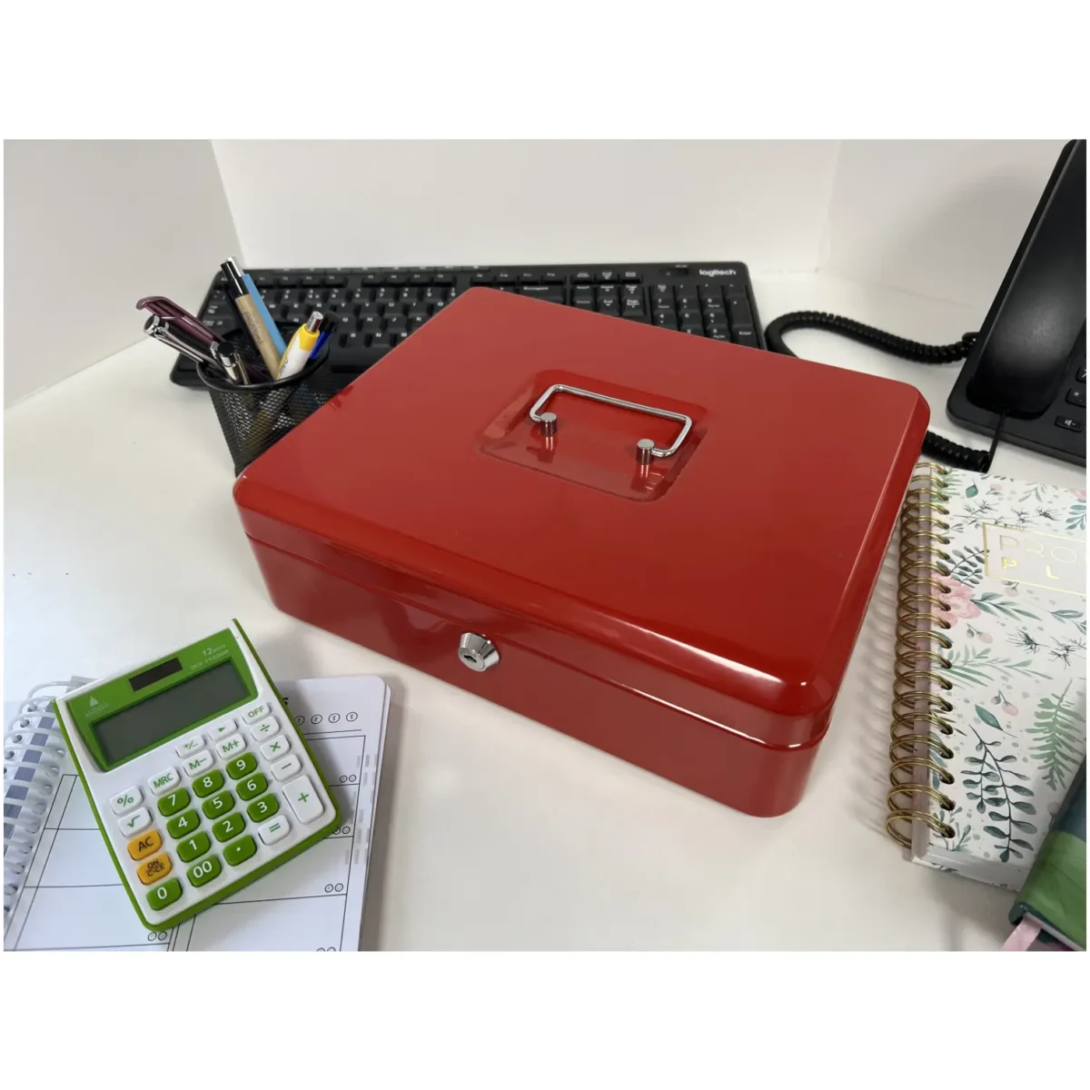 Cathedral Cash Box Red W:152mm xD:115mmH:80mm - Image 11
