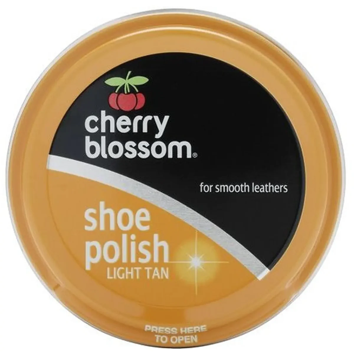 Cherry Blossom Light Tan Shoe Polish 40ml - Image 1