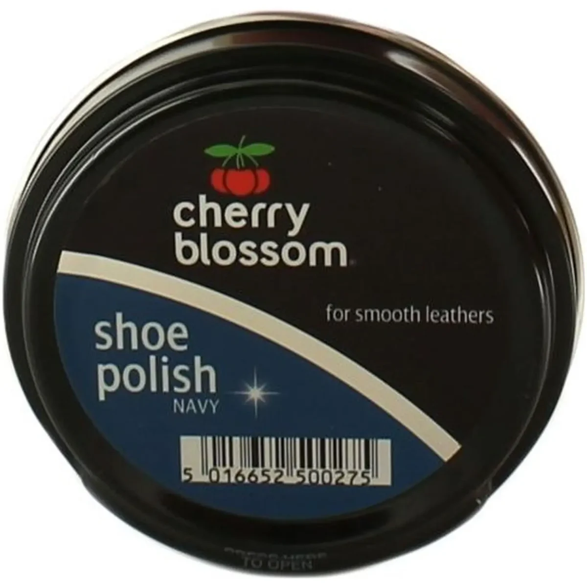 Cherry blossom 40ml Navy Blue Shoe Polish - Image 1