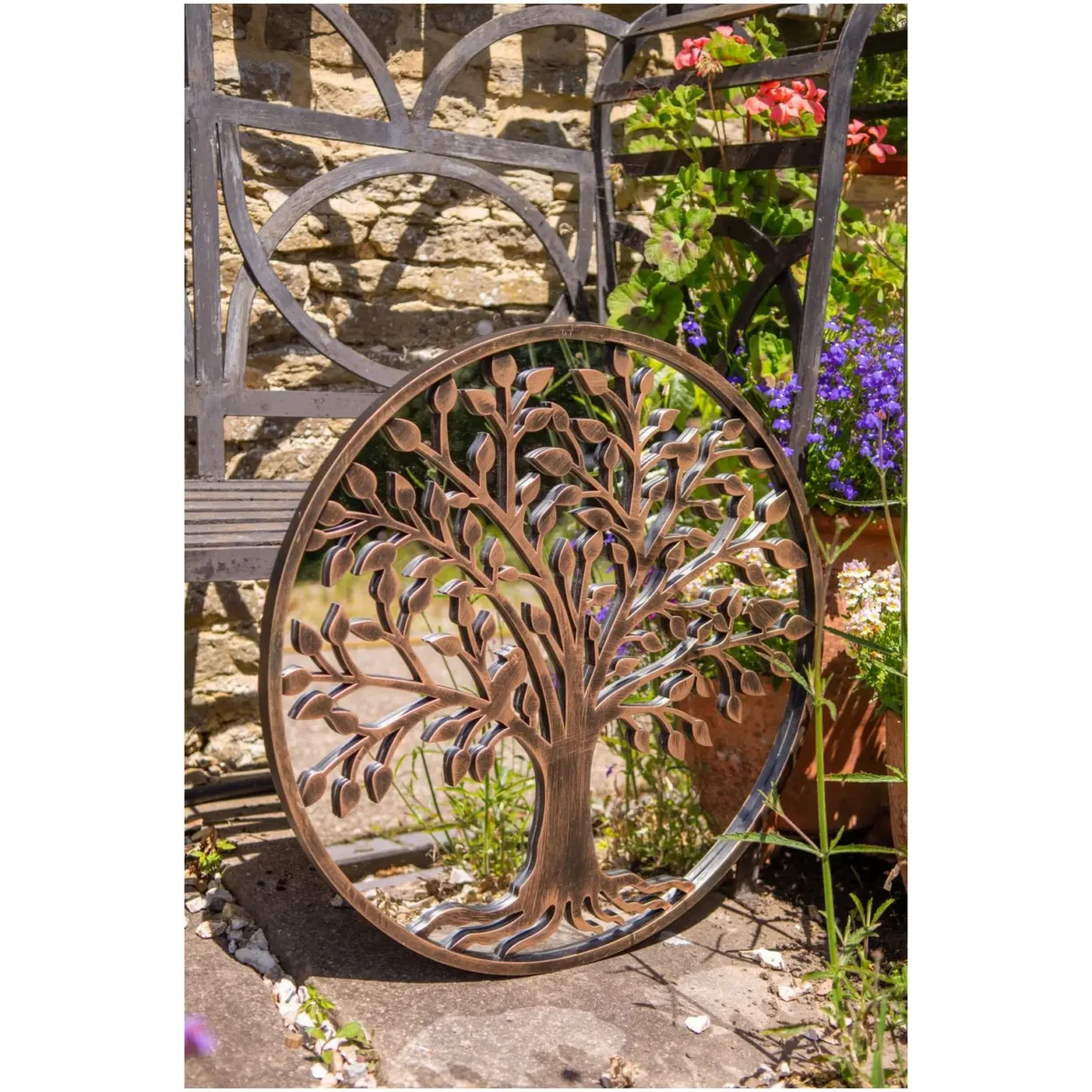 Creekwood Tree of Life Mirror Copper 65cm - Image 3