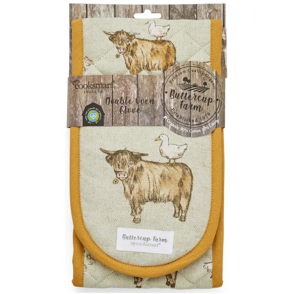 Cooksmart Buttercup Farm Double Oven Glove - Image 3