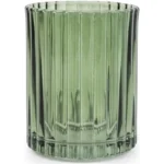 Glass Bathroom Tumbler Green