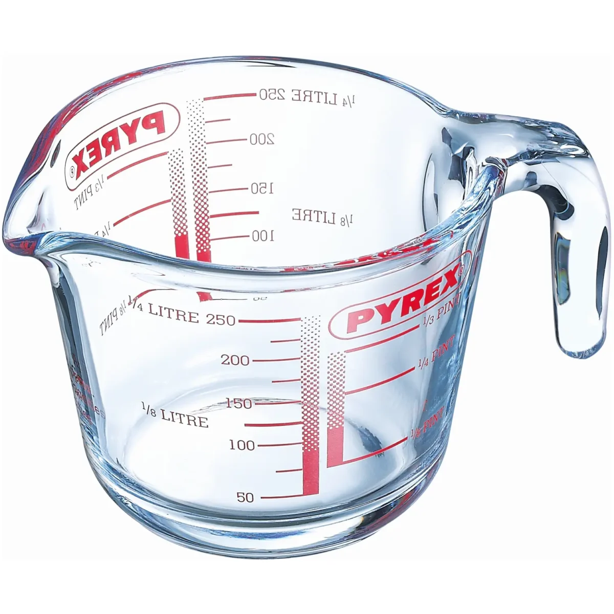 Pyrex 0.25 Litre Clear Measuring Jug - Image 1
