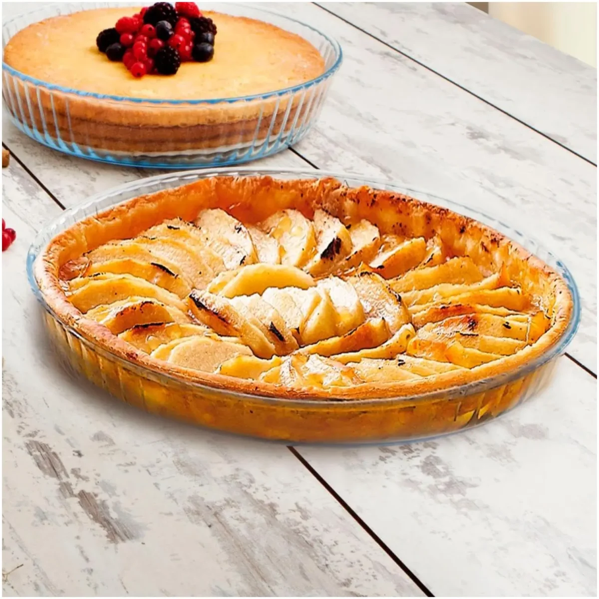 Pyrex Glass Flan Dish 31cm - Image 4