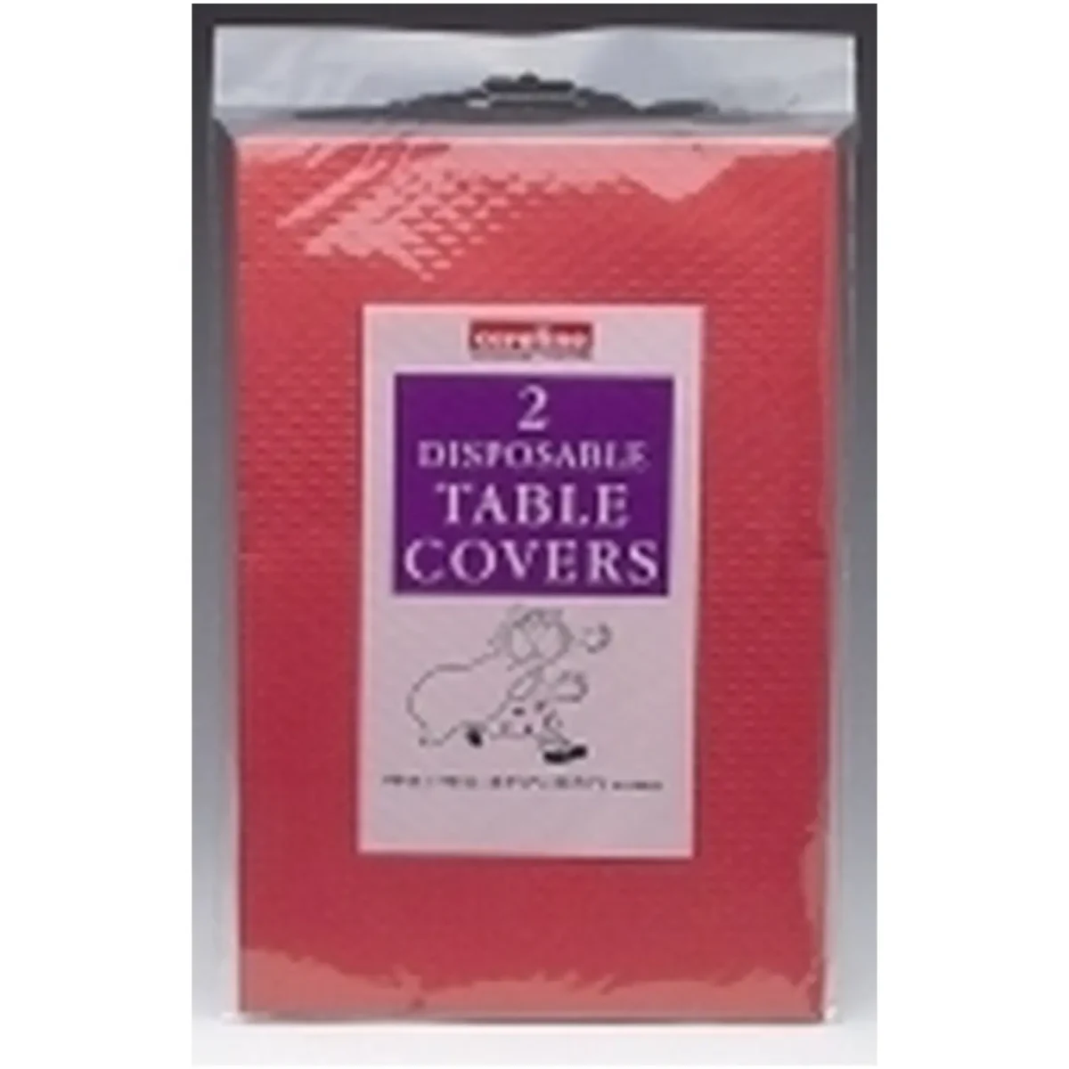 Caroline Red Table Covers Pk of 2 - Image 1